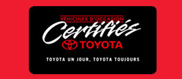 Toyota vehicules d'occasion certifiés - Toyota Gabriel